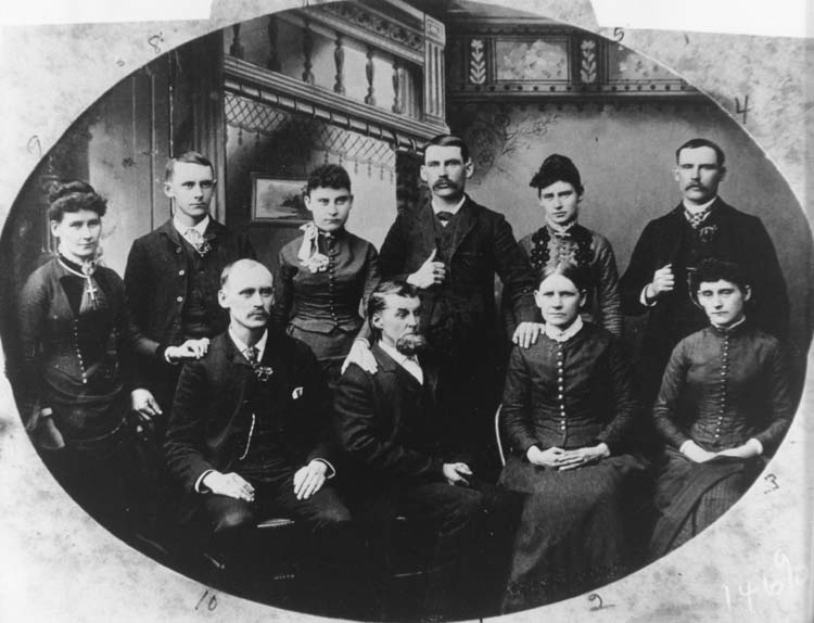 James & Ann Sweeney family, ca1895