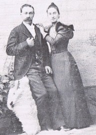 Theo J. Werhan & Sylvia J. Stahl wedding, Dec 25, 1897