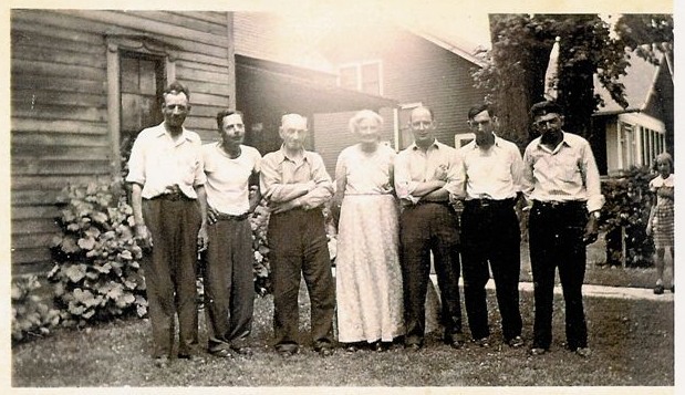 John & Mamie Muchow with their sons - undated