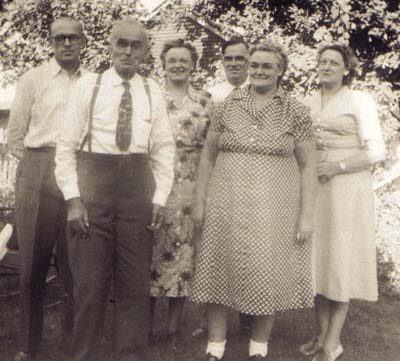 August Thiese family ca1949, Flint, MI