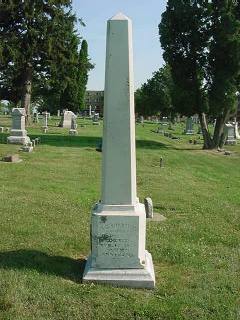 G.C. Shattuck gravestone - photo taken by Nancy Shattuck, 2004