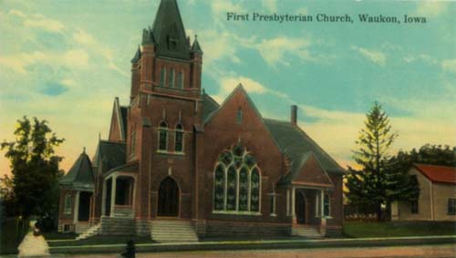 1st Presbyterian church, Waukon, ca1908