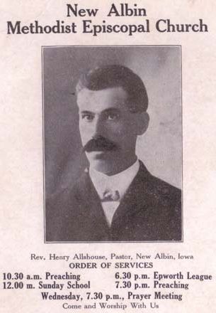 Rev. Henry Allshouse, Pastor, New Albin, Iowa