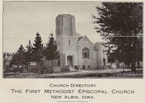 First Methodist Church, New Albin 1923