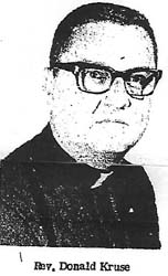 Rev. Donald Kruse, 1972