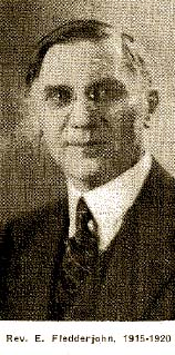 Rev. E. Fledderjohn, 1915-1920