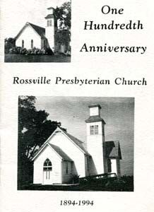 Front cover of anniversary church bulletin