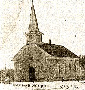 Waterloo Ridge Church 3/28/1912