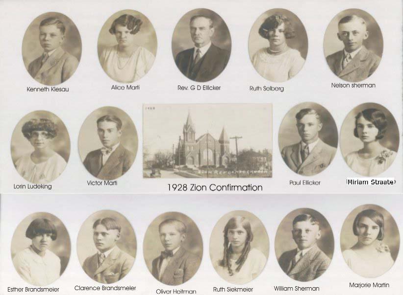 1928 Zion Confirmation class