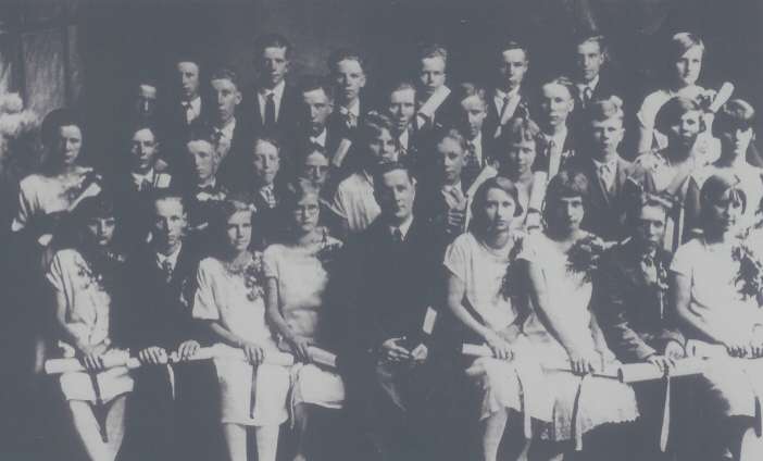 St. Paul's Lutheran confirmation class 1925 - Postville