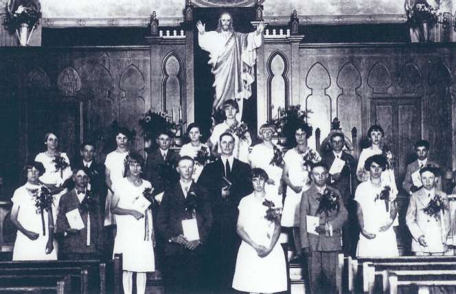 1926 Confirmation Class - St. Paul's Lutheran - Postville