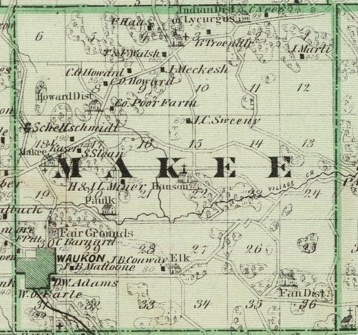 Makee twp. - Andreas atlas - 1875
