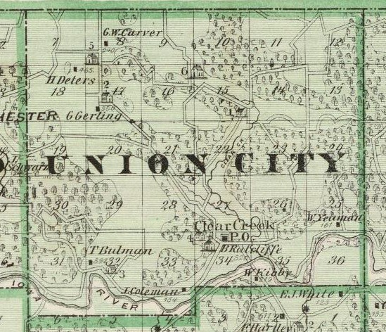 Union City twp. - Andreas atlas - 1875
