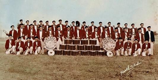 Waukon Drum & Bugle Corps, undated photo