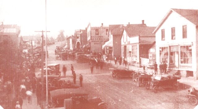 View of Waterville, early 1900's