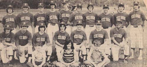 Kee High Baseball Team - 1973