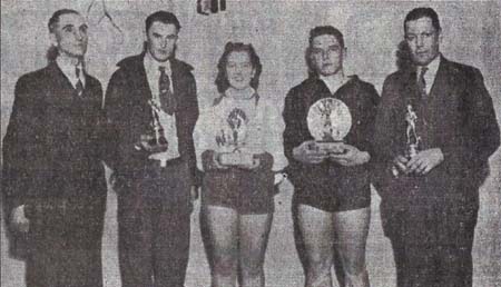 1938 Kiwanis sportsmanship trophies