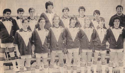 Kee High Junior Varsity basketball team, 1983