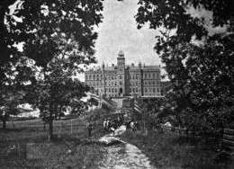 view of Luther College in May 1875
