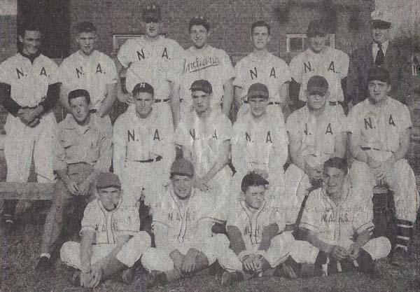 1953 - New Albin High School Baseball Team