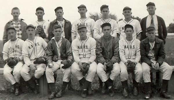New Albin High School Baseball Team, ca1949