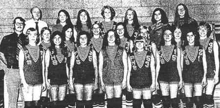 1975-76 PHS Girls Basketball team