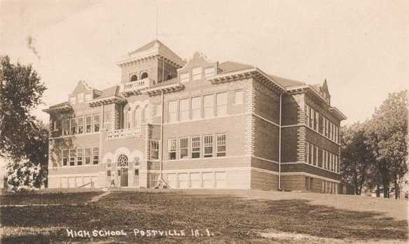 Postville High School, ca1915