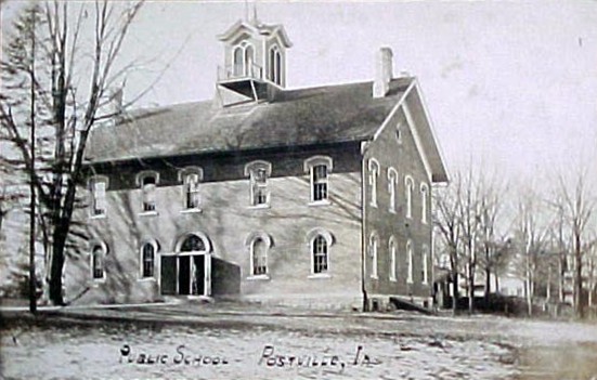 early Postville school house, ca 1908