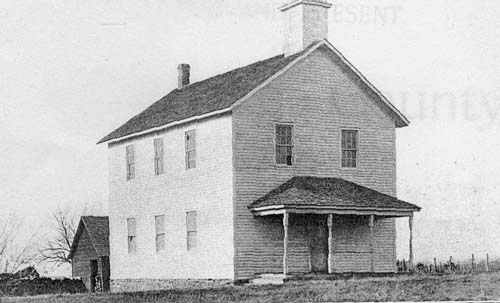 Rossville, Iowa schoolhouse - undated