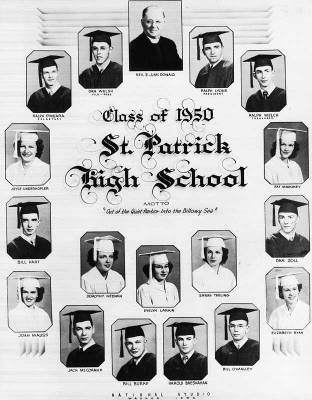 St. Patrick High School Class of 1950
