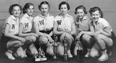 Waterville High School Girls Basketball, 1937