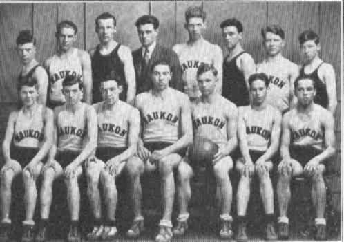 WHS Varsity  Basketball team, 1929