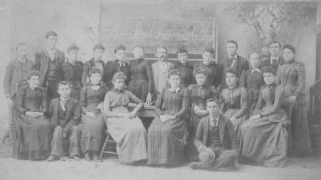 Eells Business College class - 1891