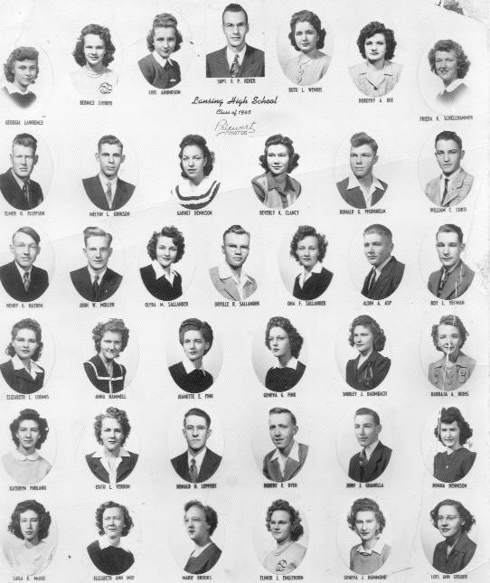 Lansing HS Graduates - 1945