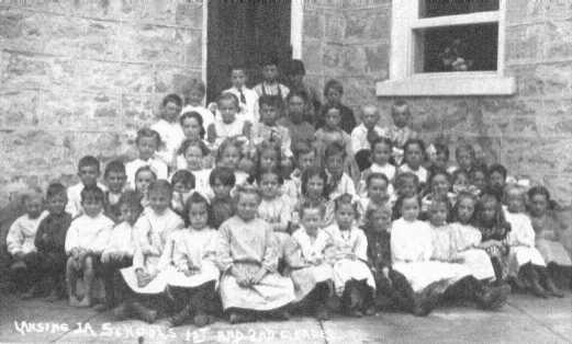 Village Creek school children ca 1920