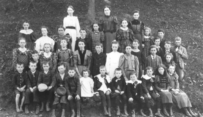 Wexford school children ca 1900