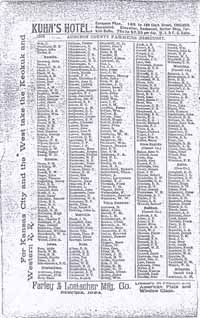 1892 Farmer's Directory Audubon Page 4