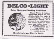 DELCO-LIGHT Electric Light and Electric Power