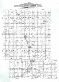1900 Audubon Twp. Outline Map