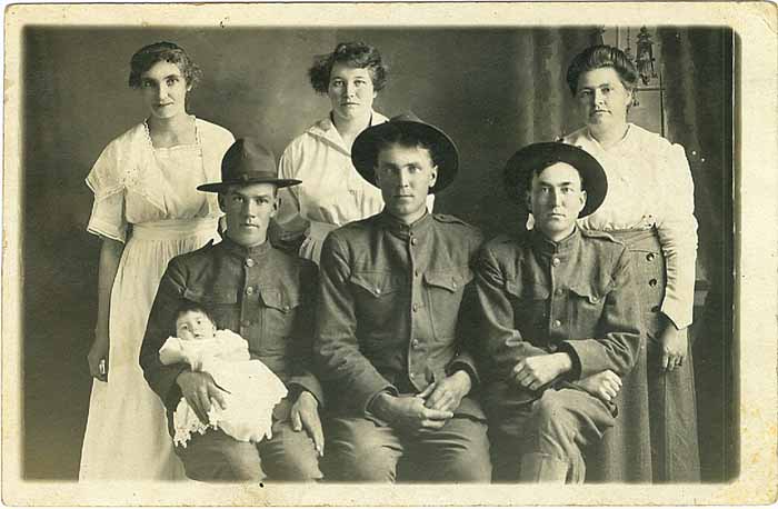 Jorgensen, Christensen, Herbert & Emma Hocamp, Fort Worden, Washington 1918