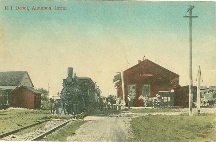 Audubon Rock Island Railroad Depot