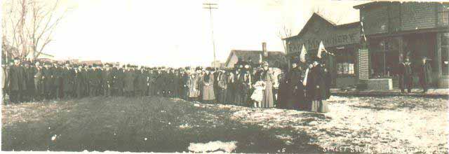 Atlantic Northern Railroad Reaches Kimballton, Iowa 1908 #4