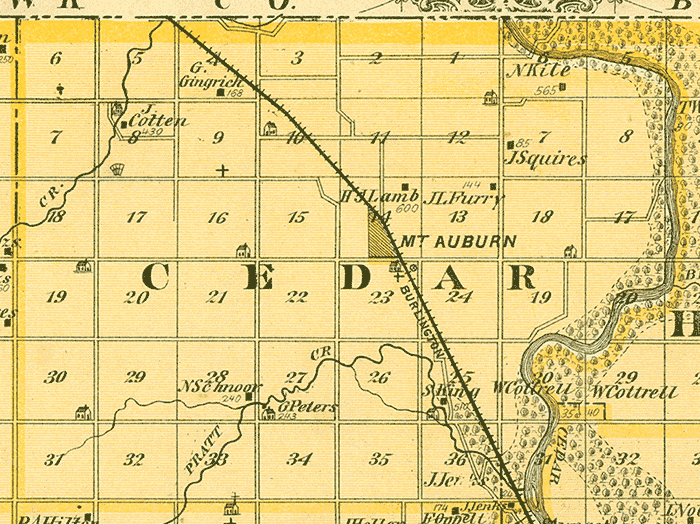 Cedar Twp. Map