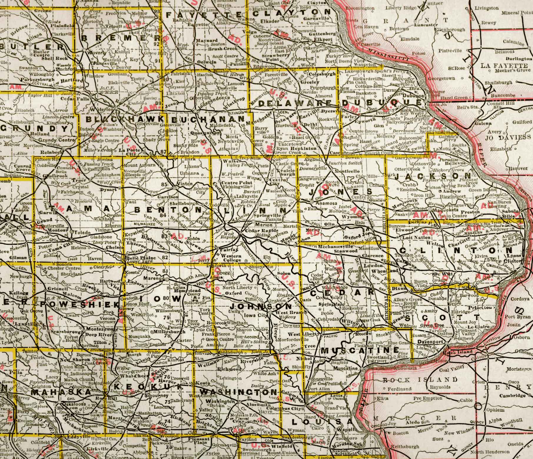 1890 Map