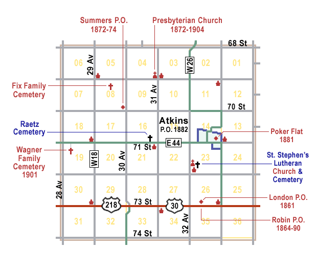 Fremont Township map
