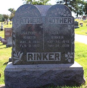 Jonathan Rinker, Boone County, Iowa