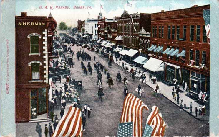 1911 GAR Parade, Boone