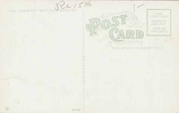 Des Moines River Postcard 1910 Back