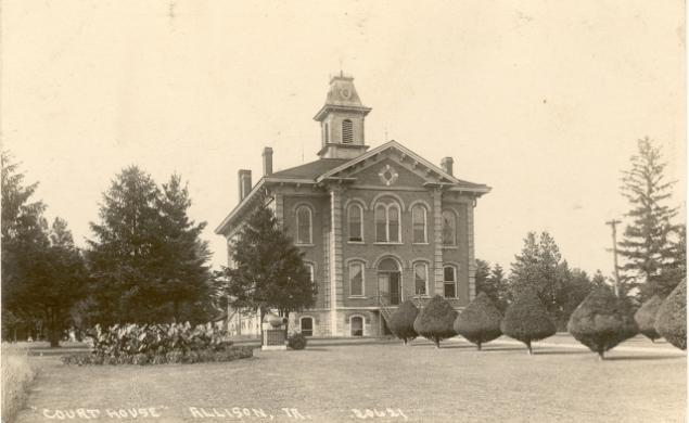 Courthouse built in 1881 in Allison