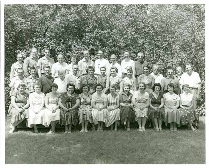 1942 Class of Atlantic High School, Atlantic, Iowa, Reunion June 1957